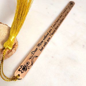 Gift for Mothers - Dear Mom without you i don't know what i would - BOOKMARK